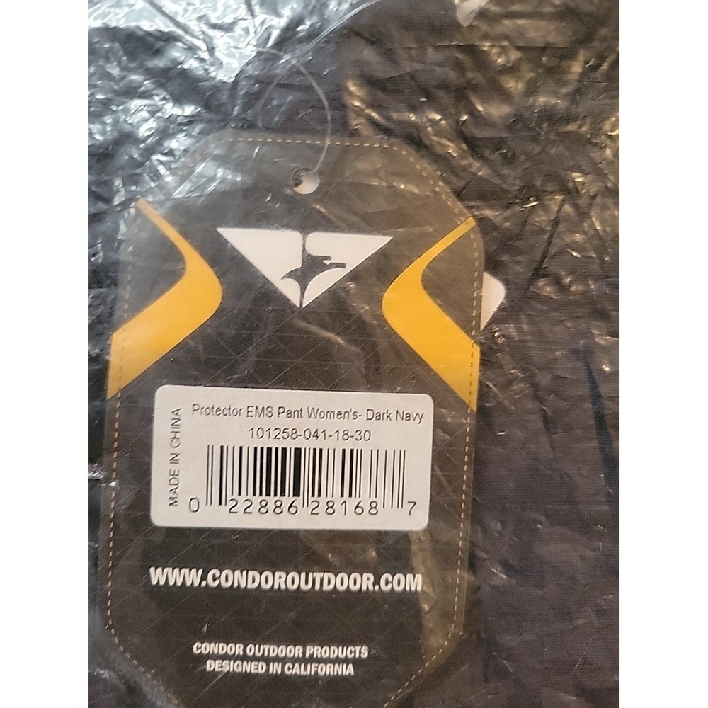 New Condor Tactical Cargo Pants Womens Size 18 x 30 Navy Blue Ripstop Gorpcore - Picture 15 of 15